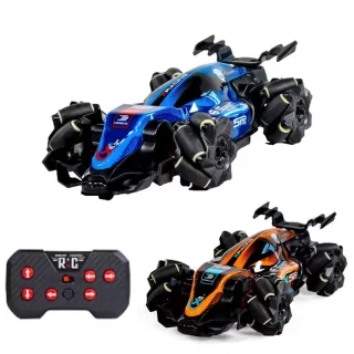 JJRC Q239 RTR 1/40 2.4G 2WD Mini RC Car Formula Racing Stunt Remote Control Drift LED Light 360° Rotation Desktop Portab
