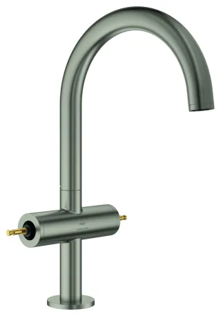 GROHE Waschtischarmatur Atrio Private C. 21134 L-Size für Hebelgriffe satin steel, 21134MS0 21134MS0