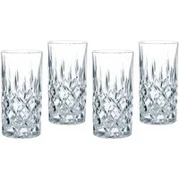 Nachtmann Longdrinkglas Nachtmann Noblesse Longdrinkglas 4 tlg., Glas