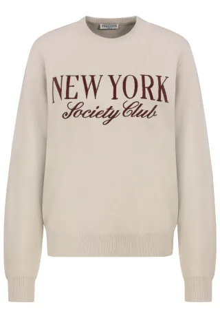 Authentic Style - RE9CIFN0cmlja3B1bGxvdmVy light sand - Gr. - XS