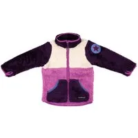 Villervalla Fleecejacke Colorblock Unisex Kinder Strickjacke, Übergangsjacke, Sweatjacke, Outdoorjacke, Wanderjacke