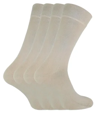 SOCK SNOB - 4 Paar Bambus dünne super weiche Anzugssocken für Männer & Frauen