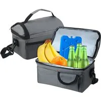 shop'n smile ideoon Kühltasche Mini-Kühltasche faltbar (6L) - Isoliert & auslaufsicher, mit Schultergurt, Tragegriffen & Trennfächern