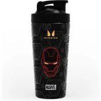 Myprotein Iron Man-Shaker aus recyceltem Metall – Schwarz