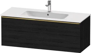 Duravit D-Neo Waschtischunterbau wandhängend Eiche Schwarz Matt 1210x462x440 mm - DE4264034160000 DE4264034160000