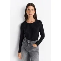 RICHROYAL Longsleeve perfekt zum drunterziehen, mit Rollkante am Ausschnitt