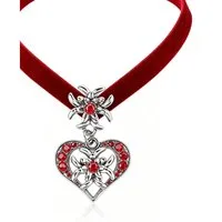nsihing Ketten-Set Trachtenschmuck mit Anhänger Trachtenkette, Edelweiss,Dirndl-Schmuck, Schmuckset für Damen zum Oktoberfest, Bierfest und Trachtenfest