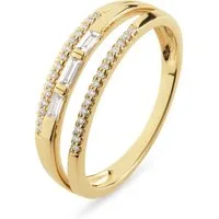 CHRIST Diamantring CHRIST Damen-Damenring 585er Gelbgold 2 Diamant