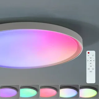 [EU Direct] Elfeland 62W~65W LED RGB Smart Ceiling Light Simple Modern Bedroom Living Room Light 220V~240V Works With Bl
