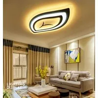 Woward LED Deckenleuchte dimmbar LED Deckenleuchte Smart WIFI Alexa/Google/Fernbedienung, LED, dimmbar, Deckenleuchte