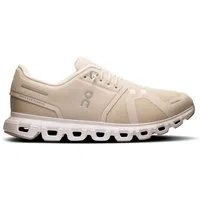 ON RUNNING Cloud 6 PEARL / WHITE Sneaker