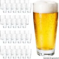 MamboCat Bierglas MamboCat 48er Set Willibecher 0,2 L geeicht Bierglas Trinkglas Drinks, Glas