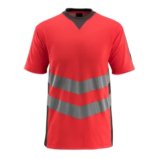 MASCOT Sandwell T-Shirt Hi-vis Rot / Dunkelanthrazit XXL - 50127-933-22218-2XL