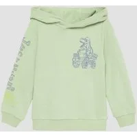 s.Oliver Sweatshirt Sweatshirt Kapuzen-Sweatshirt aus Baumwollmix mit Front- und Ärmelprint