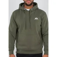 Alpha Industries Kapuzensweatshirt Hoody Small Logo Baumwollmischung, regular fit