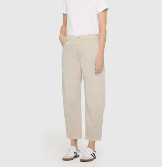 MAC - MAC JEANS - DANNI 2.3, Authentic High Stretch Gabardine beige - Gr. - 42