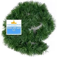 Kunstgirlande Weihnachtsgirlande 10 Meter - Dekogirlande Weihnachten Deko, Weihnachtswunder®, Flexibel einsetzbar / Einfach zu formen