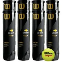 Wilson Tennisball US Open - 32 Tennisbälle - Training und Wettkampf (8 x 4er Dose)