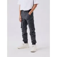 Name It Cargohose NKMRYAN – für Jungen mit verstellbarem Bund und Stretchkomfort unifarben, casual, regular fit, Twill