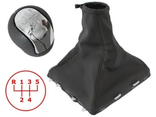 Schaltknauf Schaltmanschette + Rahmen 5-Gang für Opel Vectra C 2002-2008 Signum