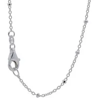 HOPLO Silberkette Silberkette Ankerkette mit Noppen Halskette 1,8 mm massiv 925 Silber, Made in Germany