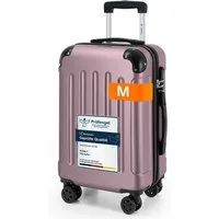 YONSLY Hartschalen-Trolley Hartschalen-Reisekoffer Trolley Rollkoffer in S/M/L/XL Größen, 4 Rollen, mit 360°-Lenkrollen, Zahlenschloss und mehrstufigem Teleskopgriff