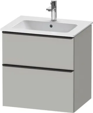 Duravit D-Neo Waschtischunterbau wandhängend Betongrau Matt 610x462x625 mm - DE43610BD070000 DE43610BD070000