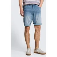 TOM TAILOR Shorts Jeanshosen TTMARVIN STRAIGHT Jeans Shorts mit Stretch