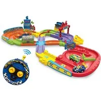 Vtech® Autorennbahn Tut Tut Baby Flitzer - RC Autorennbahn, mit Soundeffekt, inkl. RC-Flitzer und motorisierter Rennwagen