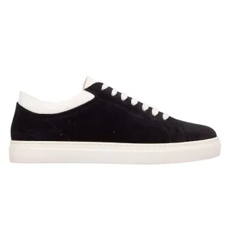 Emporio Armani EA7 - Sneaker für Damen, Wildleder (Blau/Weiß)