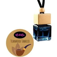 WonderWax Raumduft WonderWax® Auto Duft Quadrat Schwarz braun 8 ml, (Teakwood Tobacco), Duftrichtung: Teakwood Tabacco