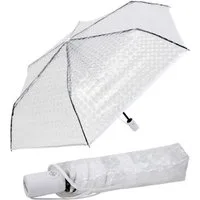iX-brella Taschenregenschirm Minischirm Transparent Automatik mit Lens-Effekt, Lens-Effekt