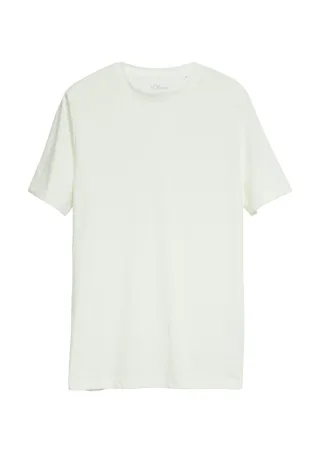 s.Oliver Red Label - Basic T-Shirt weiß - Gr. - XL