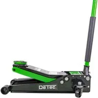 DeTec. Rangierwagenheber 3t, Wagenheber 3 Tonnen, Quick Lift grün, max. Hubhöhe: 50,00 cm, Autoheber flach, Doppelkolbenantrieb