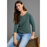 Laura Scott 3/4-Arm-Shirt mit Metall-Ösen auf der Schulter