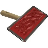 Reissner Lammfelle Fellbürste Pflegebürste für Haustiere, Lamm- und Schaffelle, robust mit Holzgriff