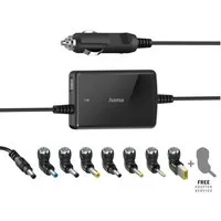Hama Uni-Kfz-Notebook-Netzteil "Slim & Light", 15-19V/70W 8 Notebookstecker Notebook-Netzteil