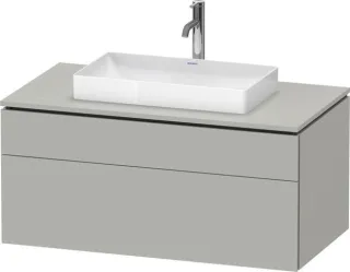 Duravit L-Cube Konsolenwaschtischunterbau wandhängend Betongrau Matt 1020x550x482 mm - LC48810070700 LC4881007070000
