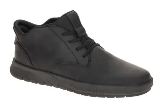 Geox U56MAB 000FF C9999 Flextride Plus Herren Mid Cut Sneaker Schwarz - Black