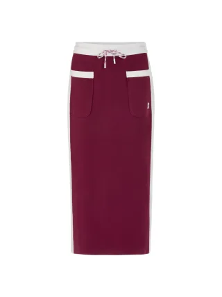 Marc Cain Sports - Sportlicher Midirock rhododendron - Gr. - 36