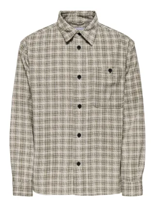 ONLY&SONS - ONSWALEED CORDUROY OVERSHIRT 0345 VD Olive Night - Gr. - S