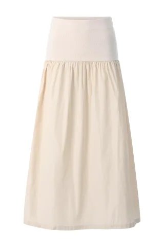 Rich & Royal - MatMix Skirt white stone - Gr. - L