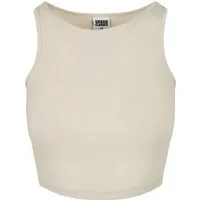 URBAN CLASSICS Muskelshirt Urban Classics Damen Ladies Cropped Rib Top (1-tlg)