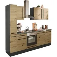 BASIC by Balculina Küchenzeile Jazz, Breite 250 cm, wahlweise mit E-Geräten
