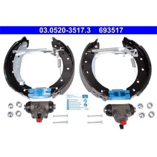 ATE Bremsbackensatz hinten Dacia Renault 03.0520-3517.3
