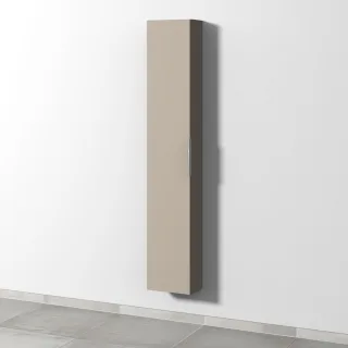Sanipa 3way Hochschrank mit 1 Tür, Sandgrau-Matt UF16067