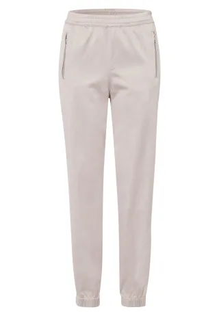 Marc Aurel - Satinhose im Joggingstil light taupe - Gr. - 46