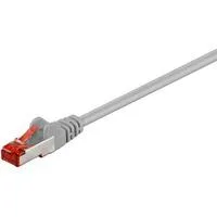 Patchkabel CAT.6 S/FTP (PiMF) grau, 10 Meter, doppelt geschirmt