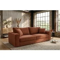 KAWOLA 3-Sitzer AMINA Stoff Couch - Gemütlichkeit - Wohnzimmer Sofa - 3 Sitzer, Modernes Sofa für Drei, hochwertiger Bezug, toller Sitzkomfort