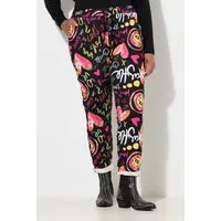 Angel of Style Funktionshose Joggpants Loose Fit Crinkle-Sweat Smileys